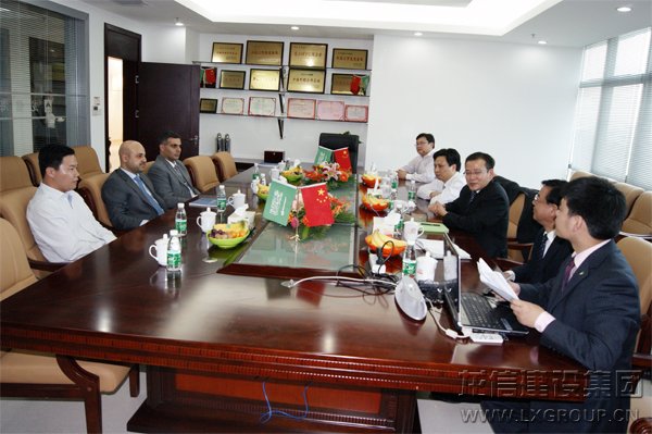 沙特奥斯曼集团副主席阿仆杜拉参访集团公司_利来集团官网有限公司-衡宇修建工程总承包|全装修品牌向导者|国家住宅工业化基地